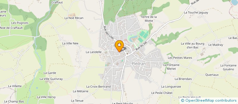 localisation de l'entreprise BECEL SIMON  PLEDRAN