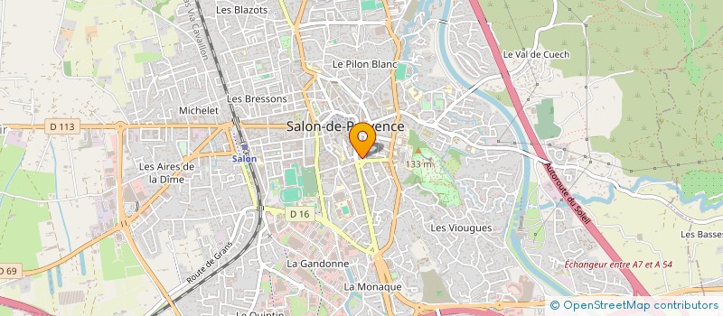 localisation de l'entreprise BECEM  SALON-DE-PROVENCE