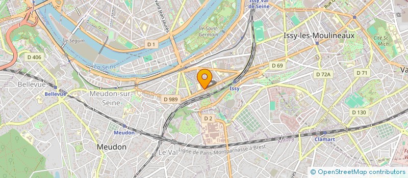 localisation de l'entreprise BECEMS INTERNATIONAL à ISSY-LES-MOULINEAUX