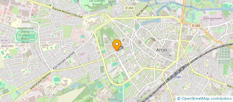 localisation de l'entreprise BECG INGENIERIE à ARRAS
