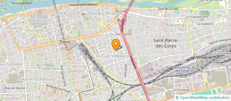 localisation de l'entreprise BECH - BOULLET IMMOBILIER  TOURS