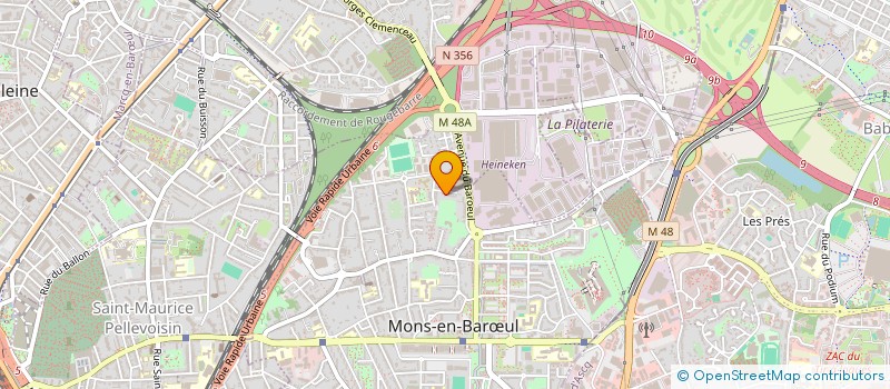 localisation de l'entreprise BECHA  MONS-EN-BARUL