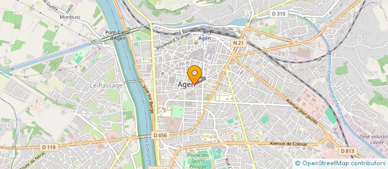 localisation de l'entreprise BECHALIER  AGEN