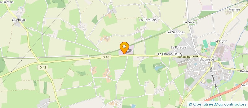 localisation de l'entreprise BECHALL  BOUVRON