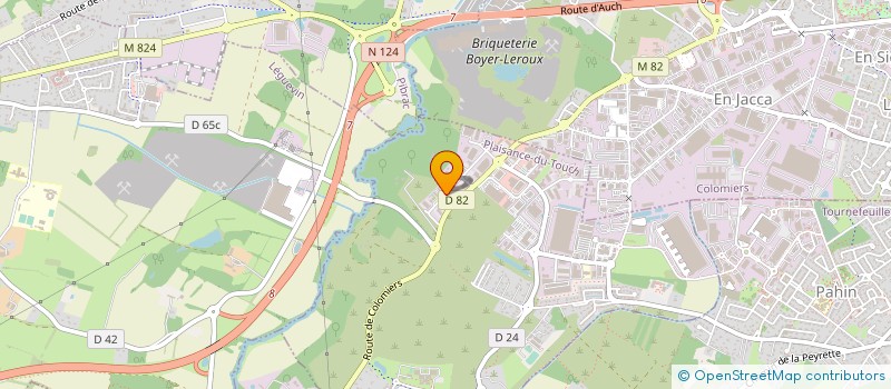 localisation de l'entreprise BECHARD à PLAISANCE-DU-TOUCH