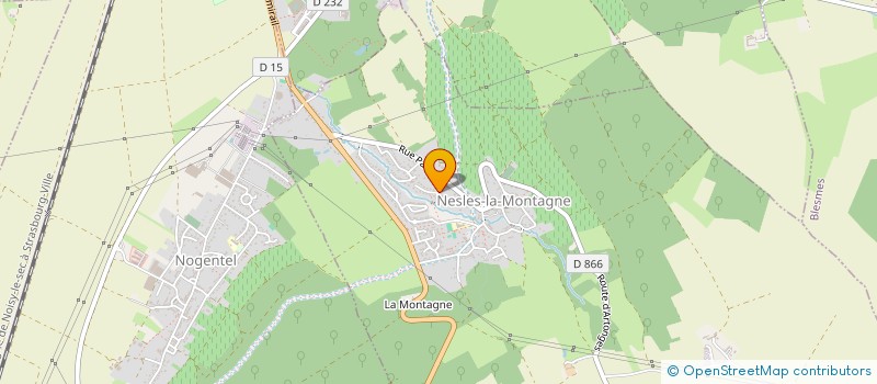 localisation de l'entreprise BECHARD MASSET  NESLES-LA-MONTAGNE