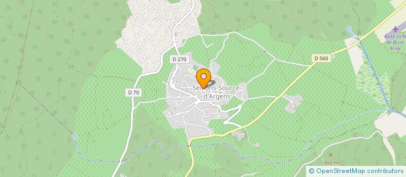 localisation de l'entreprise BECHARDE  SEILLONS SOURCE D'ARGENS