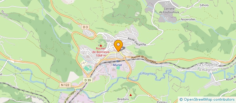 localisation de l'entreprise BECHDEL à MURAT
