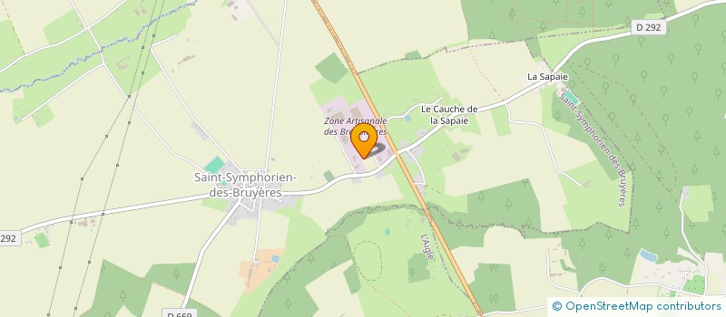 localisation de l'entreprise BECHE à L AIGLE