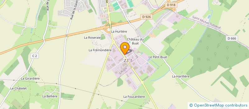 localisation de l'entreprise BECHE à L'AIGLE