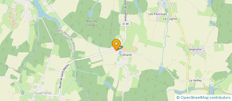 localisation de l'entreprise BECHE ET FILS  SAINT-MARTIN-EN-BRESSE