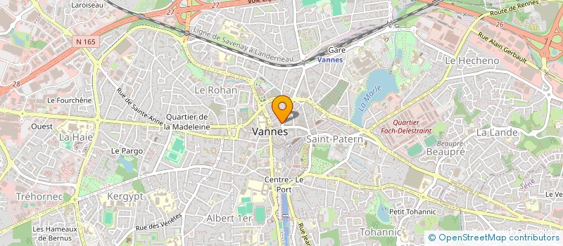 localisation de l'entreprise BECHENNEC IMMO à VANNES