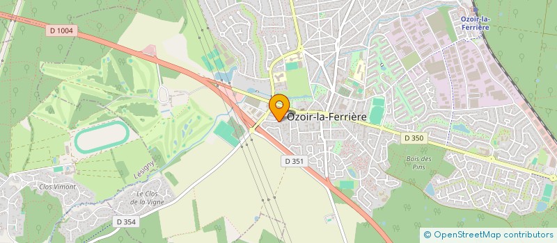 localisation de l'entreprise BECHERAND HENRIONNET  OZOIR-LA-FERRIERE