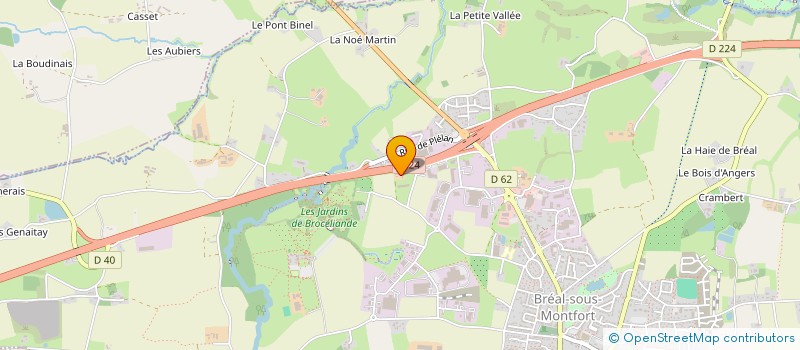 localisation de l'entreprise BECHERIE  BREAL-SOUS-MONTFORT