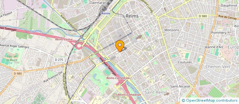 localisation de l'entreprise BECHET à REIMS