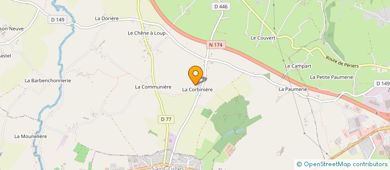 localisation de l'entreprise BECHEVEL  THEREVAL