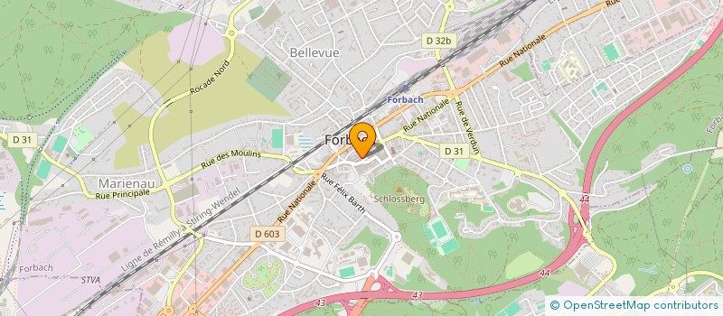 localisation de l'entreprise BECHIA HADJI  FORBACH