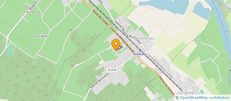 localisation de l'entreprise BECHIS ARBAPOSE  ARBANATS