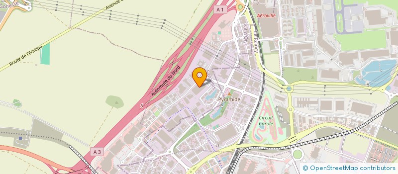 localisation de l'entreprise BECHTLE LOGISTICS & SERVICE FRANCE  ROISSY-EN-FRANCE