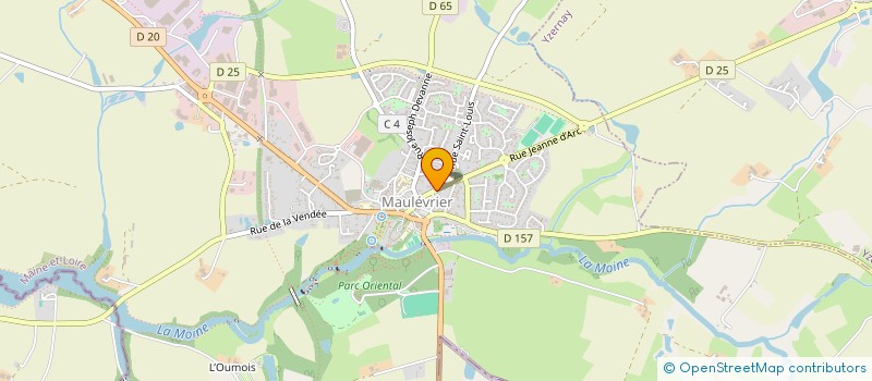 localisation de l'entreprise BECHU/FOUILLET  MAULEVRIER