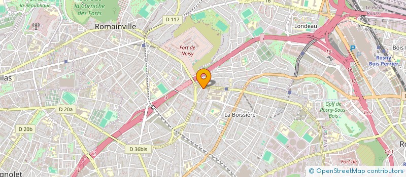localisation de l'entreprise BECI à ROMAINVILLE