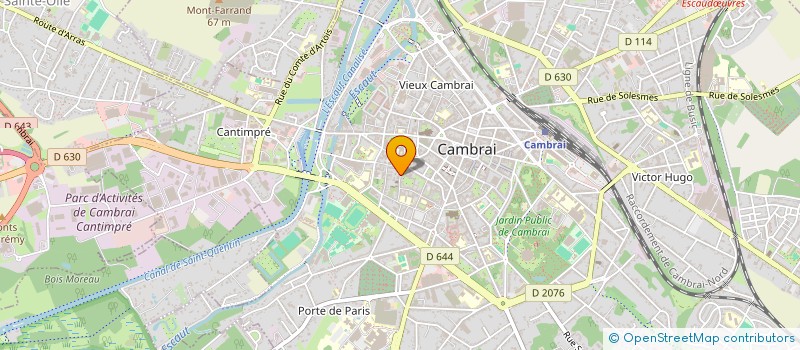 localisation de l'entreprise BECIMA à CAMBRAI
