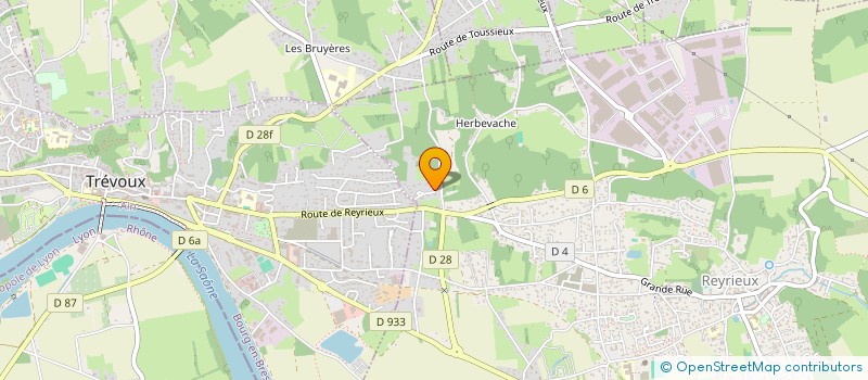 localisation de l'entreprise BECIR  REYRIEUX