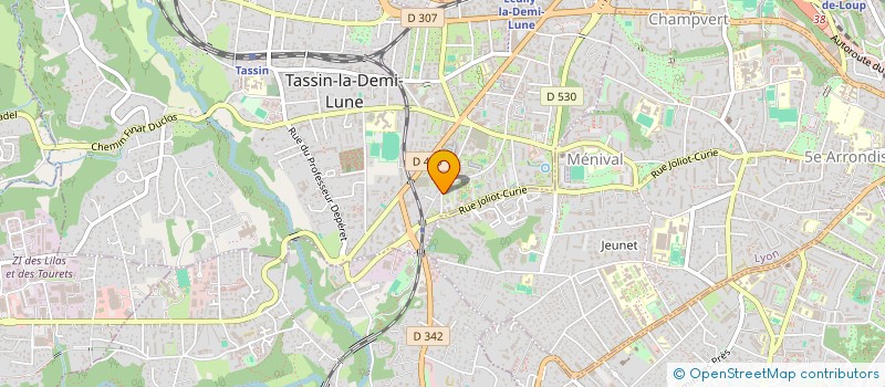 localisation de l'entreprise BECIT SARL à TASSIN-LA-DEMI-LUNE