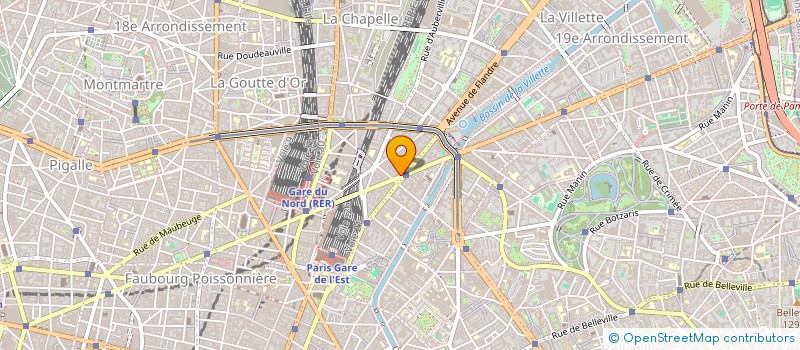 localisation de l'entreprise BECK à PARIS