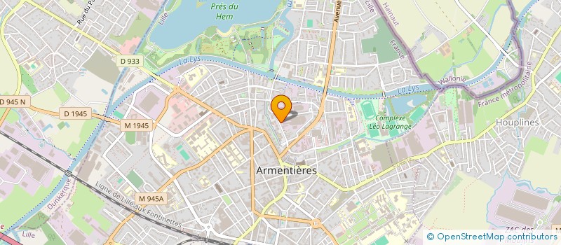 localisation de l'entreprise BECK-CRESPEL  ARMENTIERES