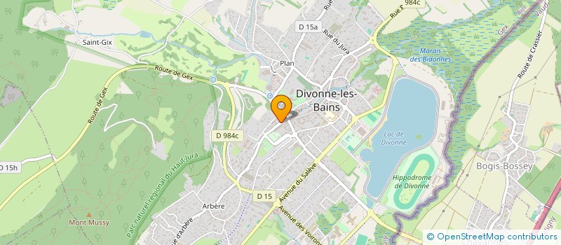 localisation de l'entreprise BECK DIVONNE-LES-BAINS à DIVONNE-LES-BAINS