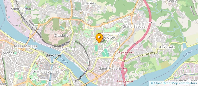 localisation de l'entreprise BECK ELEC 64 à BAYONNE