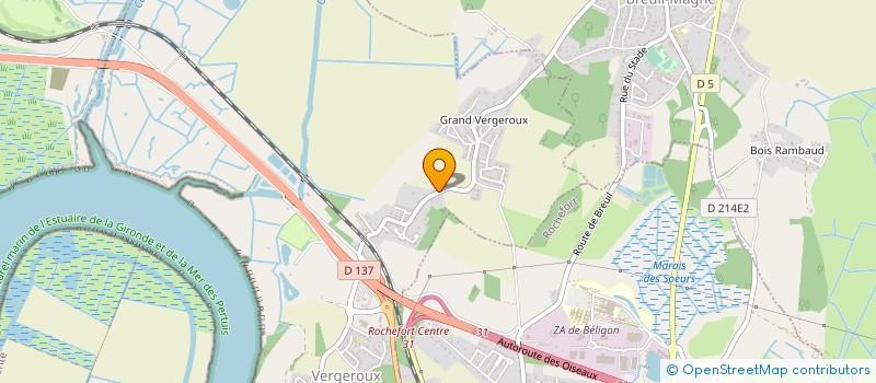 localisation de l'entreprise BECK ET BULL  VERGEROUX