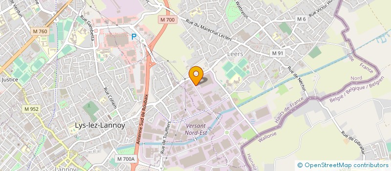 localisation de l'entreprise BECK ET CIE NORD LOCAV LOCAUTO à MEYZIEU