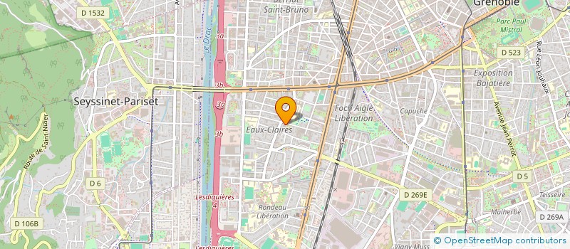 localisation de l'entreprise BECK INVEST  GRENOBLE