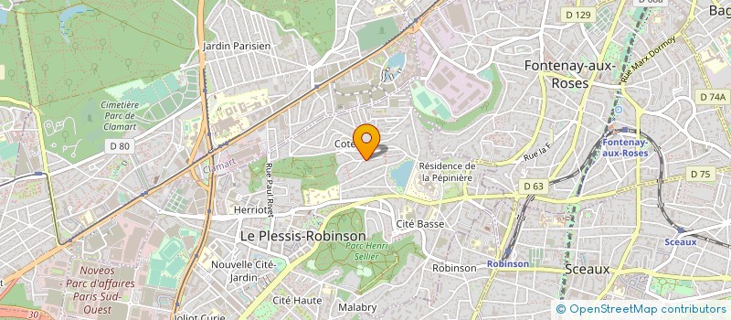 localisation de l'entreprise BECK INVESTISSEMENTS ET PARTICIPATIONS à LE PLESSIS-ROBINSON