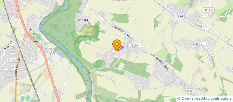 localisation de l'entreprise BECK LUSSAN HOLDING  GOYRANS