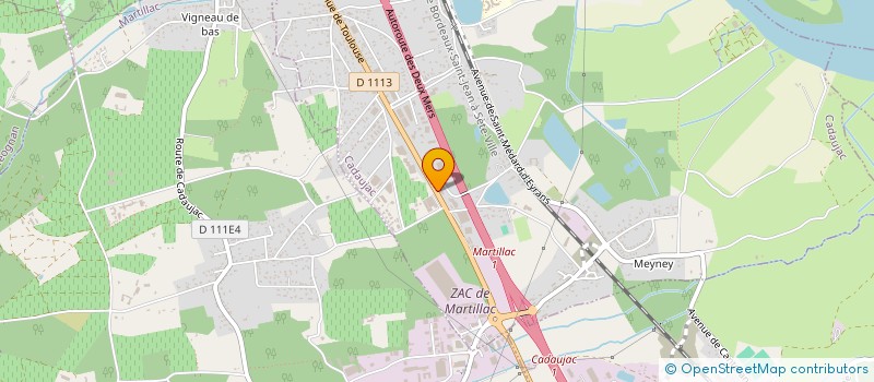 localisation de l'entreprise BECK OPTIQUE CADAUJAC  CADAUJAC