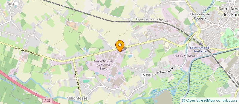localisation de l'entreprise BECK & POLLITZER FRANCE SAS à SAINT-AMAND-LES-EAUX