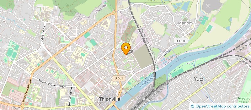localisation de l'entreprise BECK & SARRA BROS à THIONVILLE