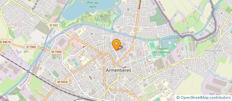 localisation de l'entreprise BECK TIGHT à ARMENTIERES