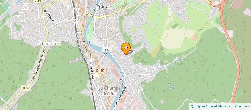localisation de l'entreprise BECKALET à EPINAL