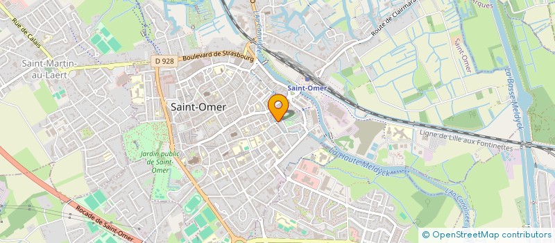 localisation de l'entreprise BECKELYNCK-TOULOTTE-ROUSSELLE à SAINT-OMER