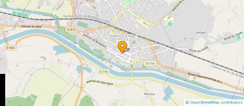 localisation de l'entreprise BECKER à VALENCE