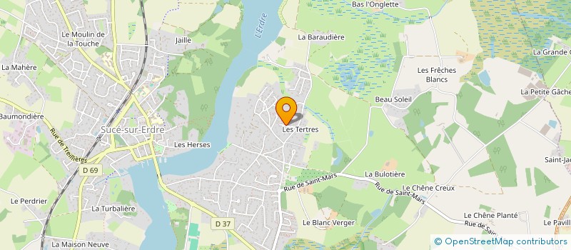 localisation de l'entreprise BECKER  SUCE-SUR-ERDRE