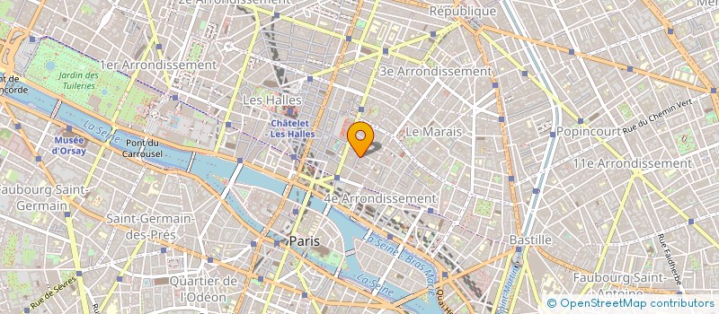 localisation de l'entreprise BECKER DIFFUSION à PARIS
