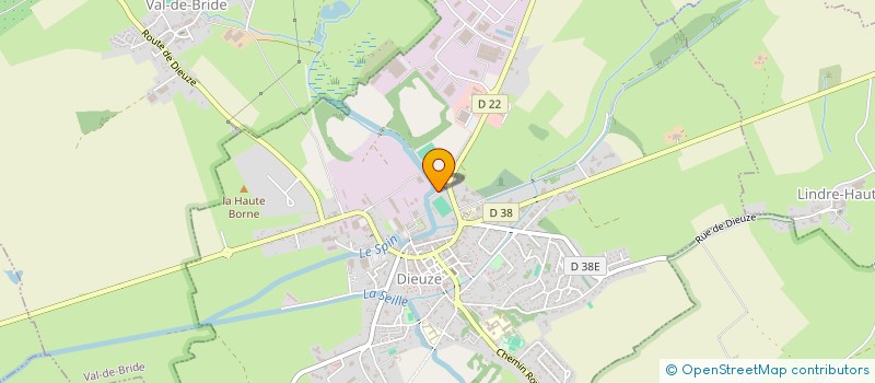 localisation de l'entreprise BECKER EUROPE PRODUCTION  DIEUZE