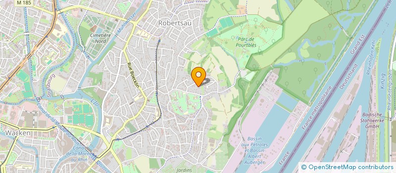 localisation de l'entreprise BECKER.LA  STRASBOURG