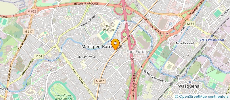 localisation de l'entreprise BECKERICH CONSULTING à MARCQ-EN-BARŒUL