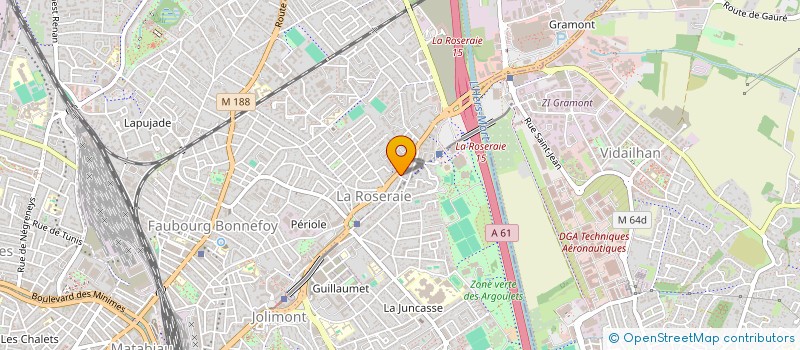 localisation de l'entreprise BECKERS JAULET  TOULOUSE